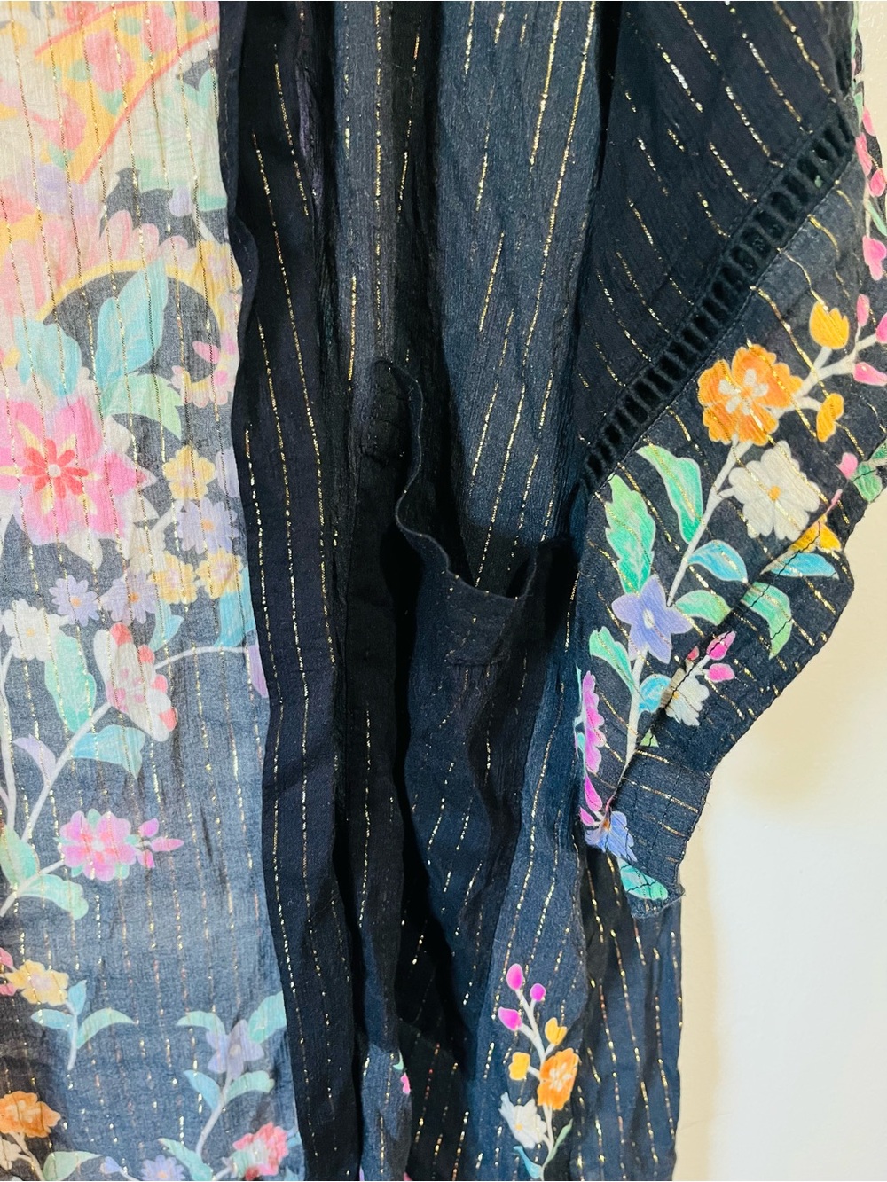 SPELL & The Gypsy Collective Jimi Midi Robe Charcoal Kimono OS - Picture 6 of 15